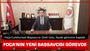 Foça'nın Genç Başsavcısı Görevine Başladı