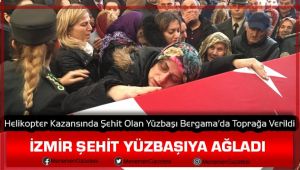 Helikopter Kazasında Şehit Olan Yüzbaşı Bergamada Toprağa verildi