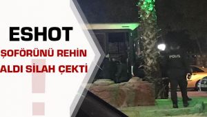 Menemende Vatandaş Eshot Otobüsünü Rehin Aldı