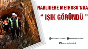 Narlıdere Metrosu'nda Çalışmalar Hız Kesmeden Devam Ediyor