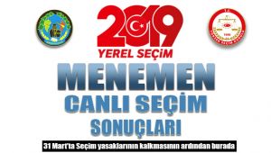 31 Mart Menemen Canlı Seçim Sonuçları