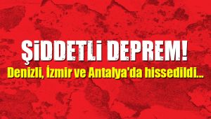 İzmirde Arka Arkaya Depremler meydana Geldi