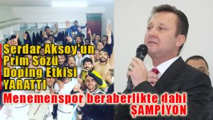 Başkan Aksoy'un Prim Sözüne karşılık Menemen Belediyespor Gol Oldu Yağdı