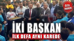 Serdar Aksoy ve Tahir Şahin Aynı Karede