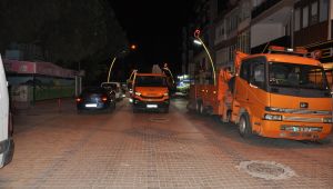 İzsu’dan Menemen’de Gece Mesaisi