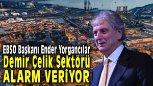 EBSO Başkanı Ender Yorgancılar, Demir-Çelik sektörü alarm veriyor