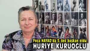 FOÇA HAYAD'DA BEŞİNCİ KEZ BAŞKAN KURUOĞLU