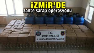 İzmir Karaburun'da Sahte Şarap Operasyonu