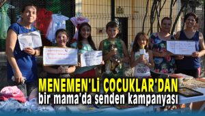 Menemen'li Çocuklar Bir Mama'da Senden Kampanyasına Destek Bekliyor