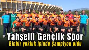 Yahşelli Gençlik Spor Şampiyonluğun Sevincini Yaşıyor