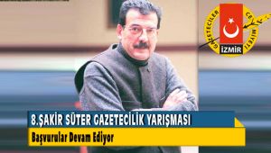 8.'si Düzenlenen Şakir Süter Gazetecilik Yarışması için Başvurular devam ediyor