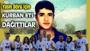 AK Partili Gençler Yasin Börü İçin Kurban Dağıttılar