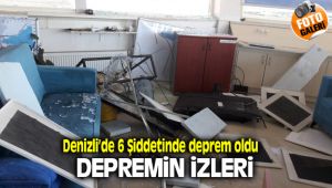 Denizli Depreminin Fotoğrafları