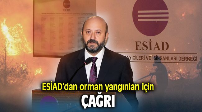 ESİAD’dan çağrı; orman yangınları yaralarını birlikte saralım