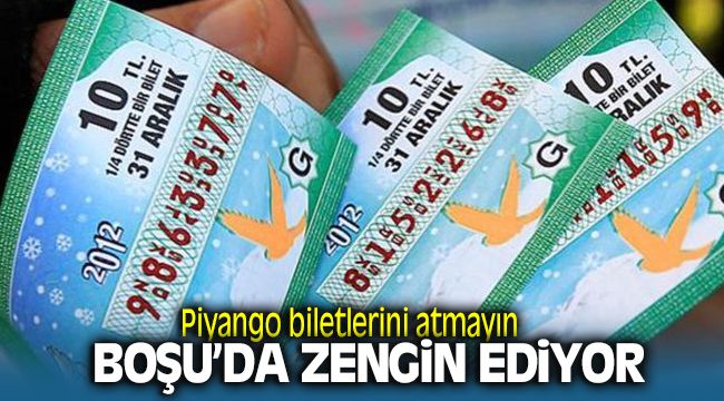 Eski ikramiye çıkmayan piyangolarınızı atmayın zengin olabilirsiniz