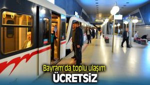 İzmir'de Toplu Ulaşım Bayramda Ücretsiz