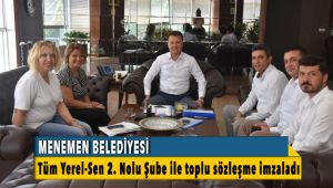 Menemen Belediyesinde Toplu Sözleşme Bayramı