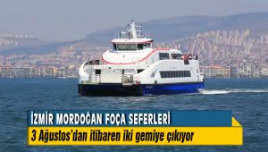 Mordoğan Foça seferleri yarından itibaren iki gemiye çıkıyor