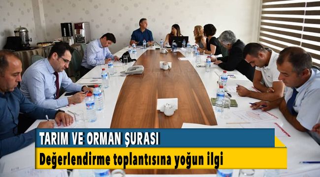 Tarım ve Orman Şurası toplantısına vatandaştan yoğun ilgi