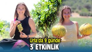 Urla'da şenlik de var konferans da 9 günde 3 etkinlik birden
