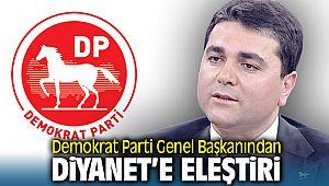 Demokrat Parti Genel Başkanı Gültekin Uysal Diyanet'i Eleştirdi