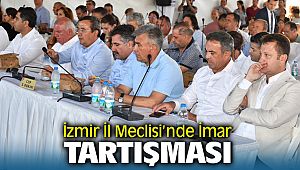İzmir İl Meclisi'nde Yangın Alanında Yapıldı