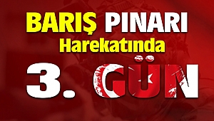 Barış Pınarı Harekatı 3. Gün Havadan ve Karadan Terör Örgütü Vuruluyor
