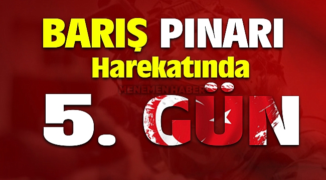 Barış Pınarı Harekatı 5. Gün Fırat'ın Doğusu Teröristlerden Arındırılıyor