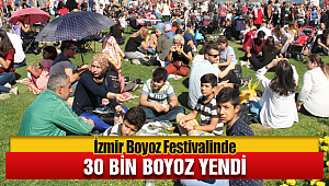 İzmir'in Meşhur Boyoz Festivali'nde 30 bin boyoz yendi