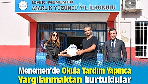 Menemen'de Okula Yardım Yapınca Yargılanmaktan Kurtuldular