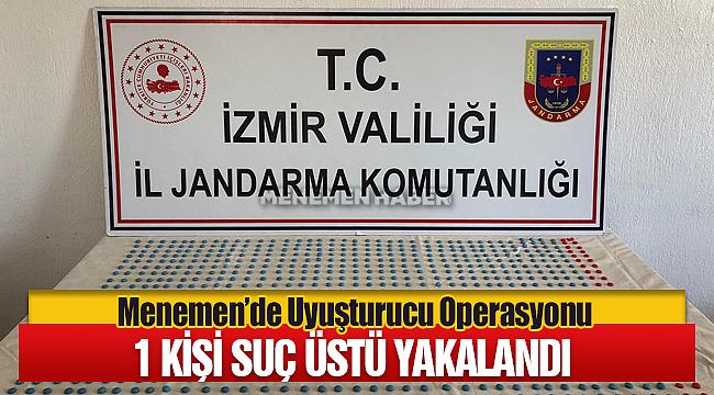 Menemen'de Uyuşturucu Satıcılarına Operasyon