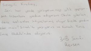 Minik öğrenci Şırnak'tan mektup yazdı, İzmir'den yardım eli ulaştı