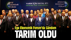 Binali Yıldırım'ın konuk olduğu Ege Ekonomik Forum'da gündem tarım