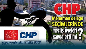 CHP Menemen delege seçimleri Kavga!