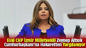 Eski CHP Milletvekili Altıok, 'Cumhurbaşkanına hakaret'ten yargılanıyor