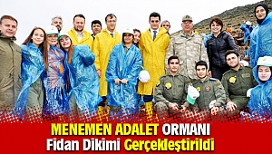 Geleceğe Nefes Seferberliğinde Menemen Adalet Ormanı oluşturuldu