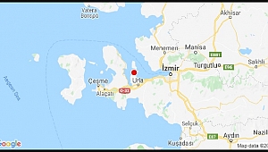 İzmir'de Urla'da Sondakika Deprem