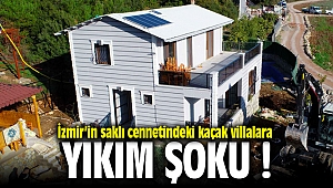 İzmir'in kalbinde Buca'da kaçak lüx villalara yıkım şoku!
