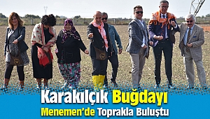 Karakılçık Buğdayı Menemen'de Toprakla Buluştu