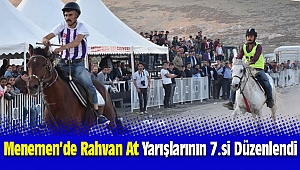 Menemen'de Rahvan At Yarışlarının 7.si Yoğun İlgi Gördü
