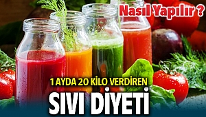Sıvı diyeti detayları - 1 ayda 20 kilo vermek için öneriler burada!