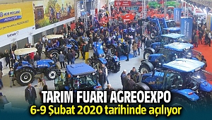 Türkiye'nin en büyüğü yine Agroexpo 6-9 Şubat tarihinde Fuar İzmir’de yapılacak