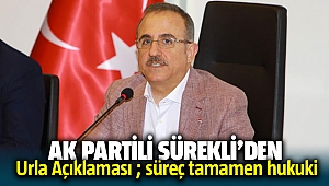 AK Parti İzmir İl Başkanı Kerem Ali Sürekli'den Urla açıklaması