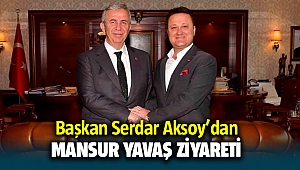 Başkan Serdar Aksoy'dan Mansur Yavaş ziyareti