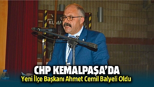 CHP Kemalpaşa yeni ilçe başkanı Ahmet Cemil Balyeli oldu