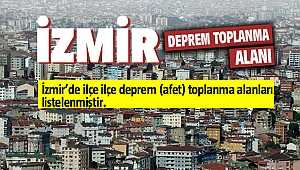 İzmir Deprem ve Doğal Afet Toplanma Alanları