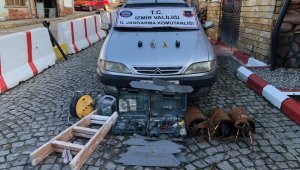 İzmir'de trafo hırsızlığına jandarma 'dur' dedi
