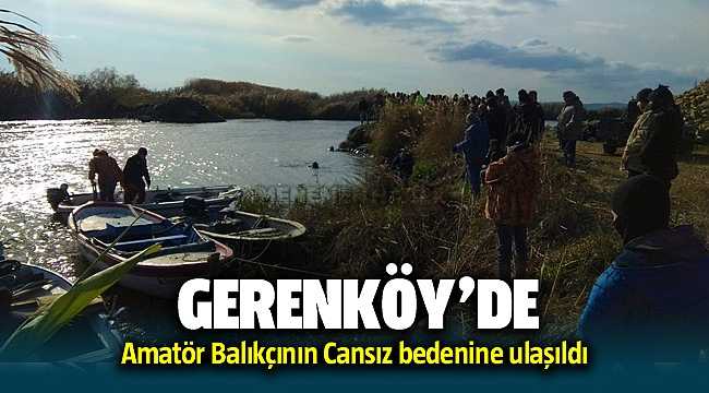 Foça Gerenköy'de Kayıp amatör balıkçı Muharrem Sürücü'nün cansız bedenine ulaşıldı