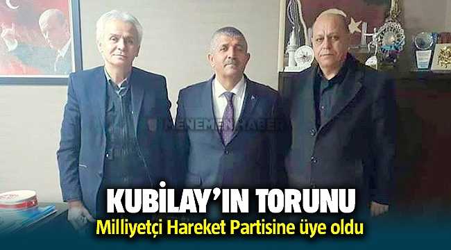 Kubilay'ın torunu MHP'ye üye oldu