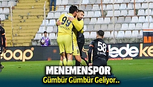 Menemenspor yenilmezlik serisi yarattı gümbür gümbür geliyor